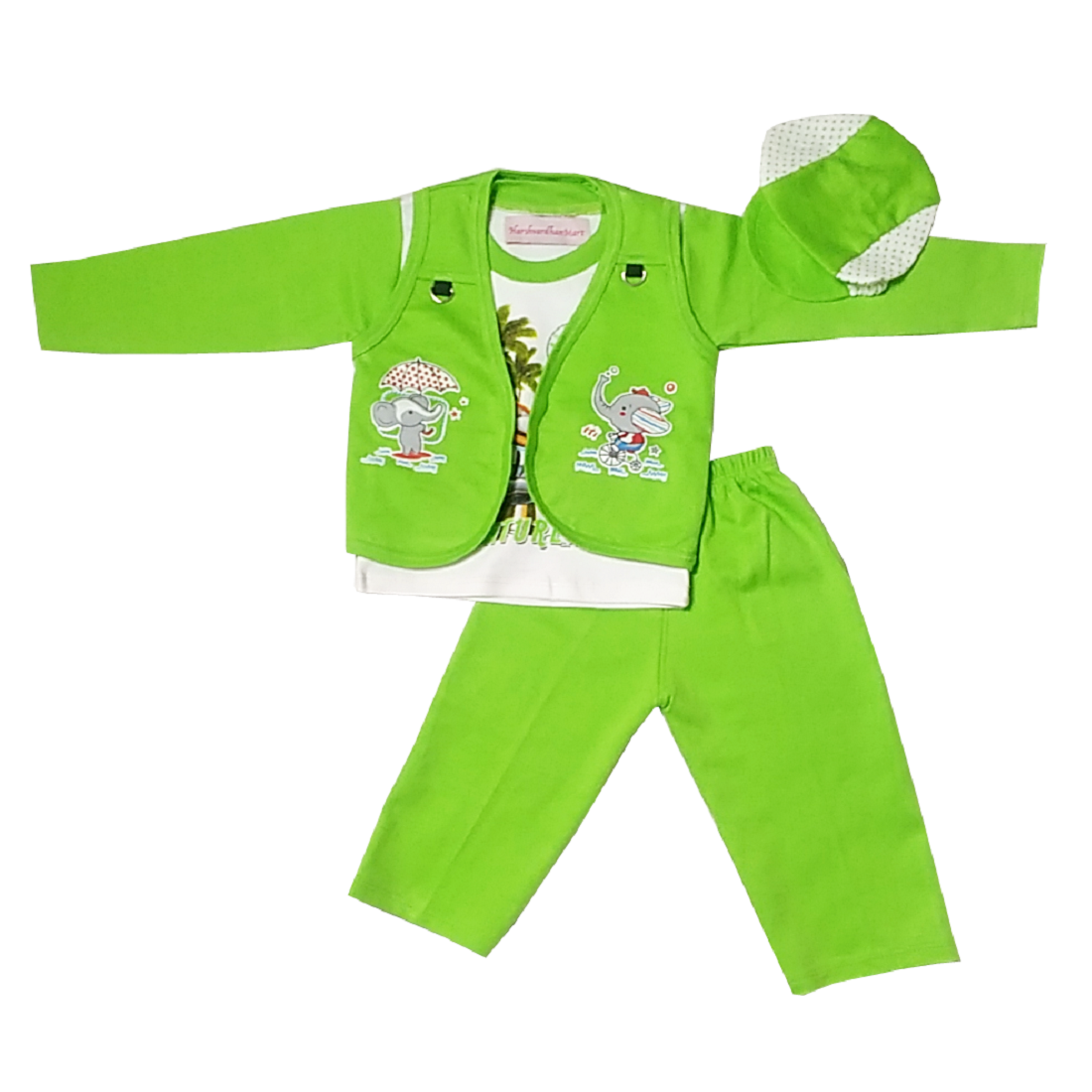 8 pcs Brown Bear Baby Girl/Boy Clothes Set (0-3 months) - Little Surprise  Box